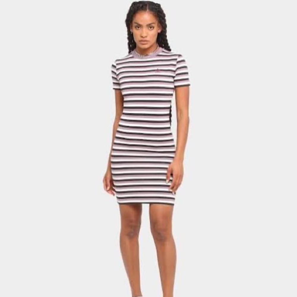 Adidas Striped Tshirt Dress